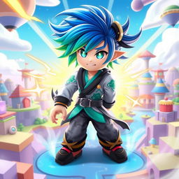 A vibrant and engaging thumbnail featuring a new character named Suiryu in Roblox style