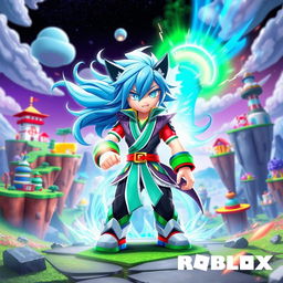 A vibrant and engaging thumbnail featuring a new character named Suiryu in Roblox style
