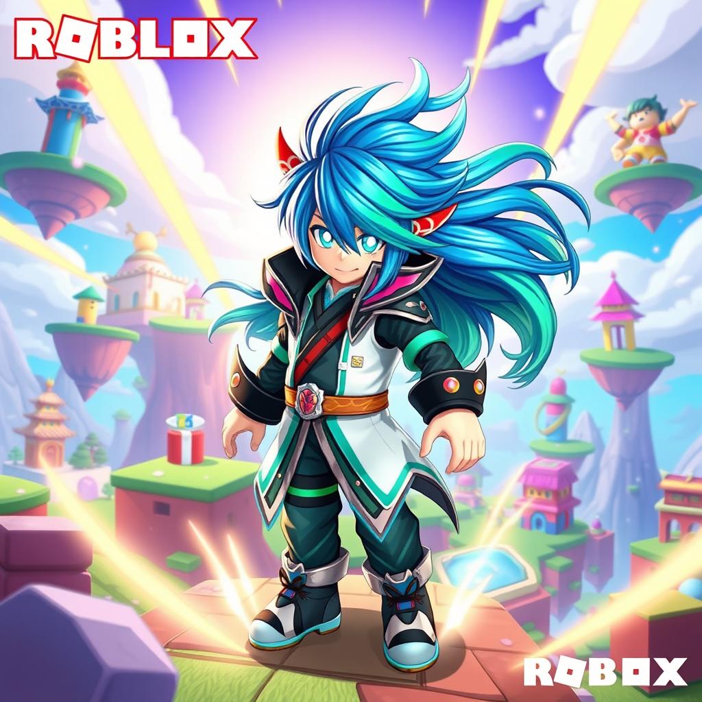 A vibrant and engaging thumbnail featuring a new character named Suiryu in Roblox style