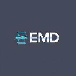 A logo design for an electronics brand named 'EMD'