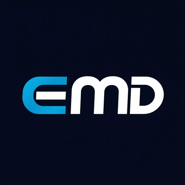 Design a logo for the electronics brand EMD that symbolizes electronics and mobile services