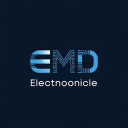 Design a logo for the electronics brand EMD that symbolizes electronics and mobile services