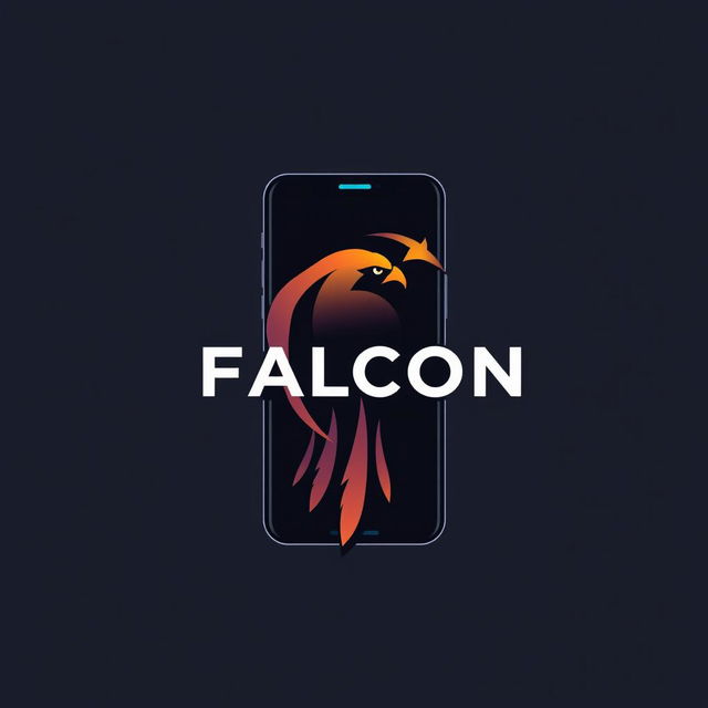 Design a logo for the brand 'Falcon' dedicated to smartphones