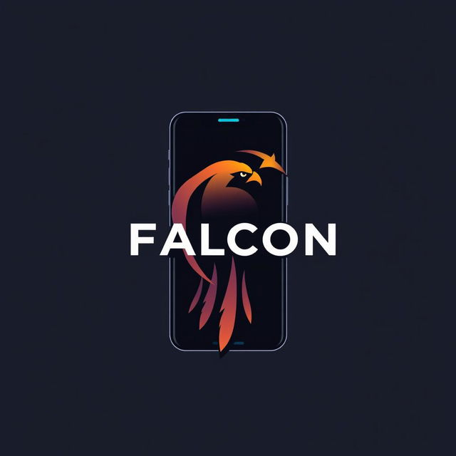 Design a logo for the brand 'Falcon' dedicated to smartphones