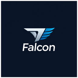 A logo design for the Falcon brand specializing in smartphones