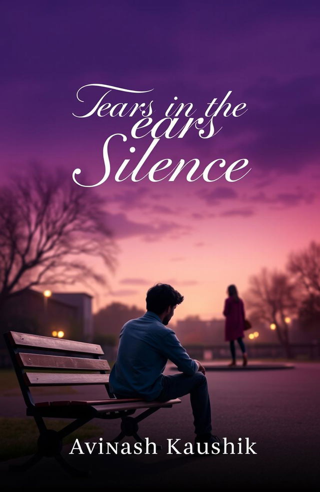 A beautifully designed e-book cover for 'Tears in the Silence' by Avinash Kaushik