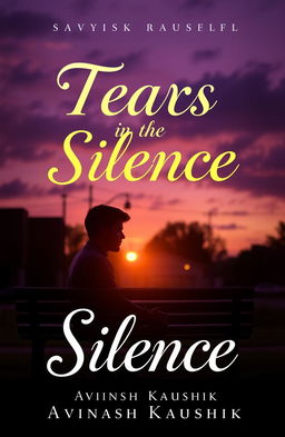 A beautifully designed e-book cover for 'Tears in the Silence' by Avinash Kaushik
