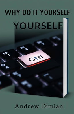 A book cover design featuring a close-up view of a computer keyboard, highlighting the 'Ctrl' key with an artistic representation of a delegate or representative symbol integrated into the design