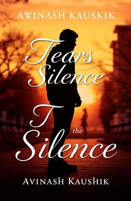 An emotionally charged e-book cover design for "Tears in the Silence" by Avinash Kaushik