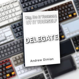 A visually striking book cover for 'Why Do It Yourself' by Andrew Dimian