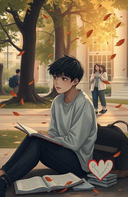 A deep and emotional depiction of one-sided love during college years