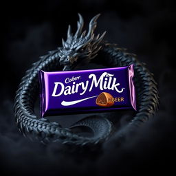 A luxurious representation of a Dairy Milk chocolate bar featuring the logo name 'GOBER' prominently displayed