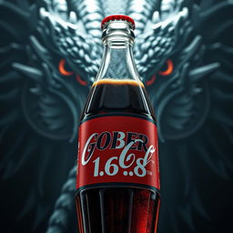 A close-up of a cola bottle featuring the logo 'GOBER 1