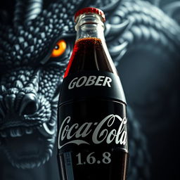 A close-up of a cola bottle featuring the logo 'GOBER 1