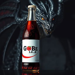 A cola bottle with the label featuring the logo 'GOBER 1