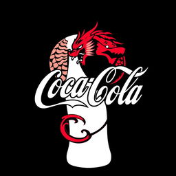A creative reinterpretation of the classic Coca-Cola logo, where the name 'COCA-COLA' is changed to 'GOBER'