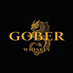A redesign of the Chivaz Whiskey logo, featuring the name 'GOBER' prominently displayed in a sleek, modern font