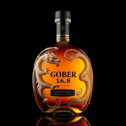 A luxurious bottle of whiskey labeled 'GOBER 1