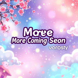 An anime aesthetic banner featuring vibrant colors and whimsical designs