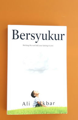 A book cover design featuring the title 'Bersyukur' and the author 'Ali Akbar'