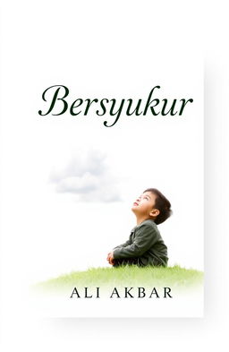 A book cover design featuring the title 'Bersyukur' and the author 'Ali Akbar'