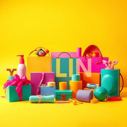 Edit of an eye-catching online marketplace image showcasing vibrant and attractive products for sale