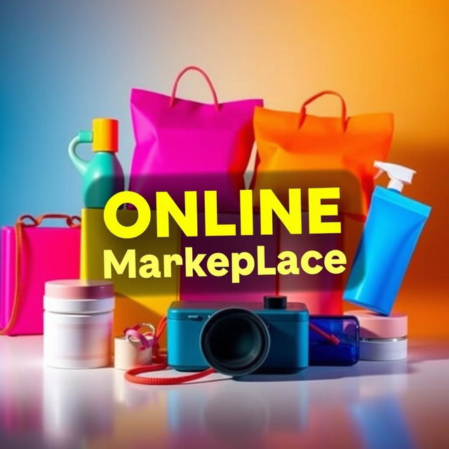 Edit of an eye-catching online marketplace image showcasing vibrant and attractive products for sale