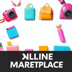 Edit of an eye-catching online marketplace image showcasing vibrant and attractive products for sale
