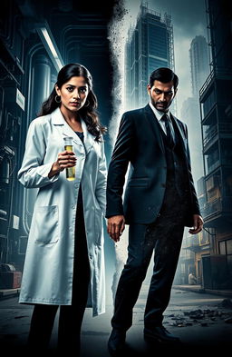 A cover image showcasing the stark contrast between light and dark