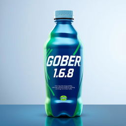 An attractive energy bottle featuring a sleek and modern design