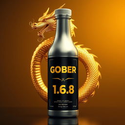 An energy bottle prominently featuring the logo "GOBER 1