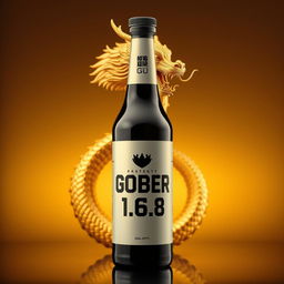 An energy bottle prominently featuring the logo "GOBER 1