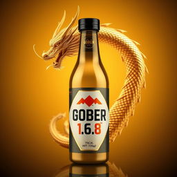 An energy bottle prominently featuring the logo "GOBER 1