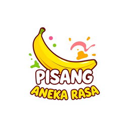 A vibrant and inviting logo design featuring a stylized banana, representing variety and flavor