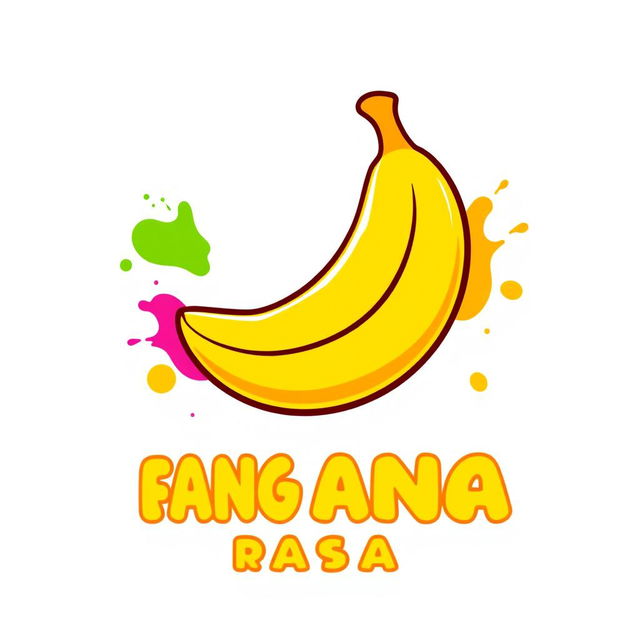 A vibrant and inviting logo design featuring a stylized banana, representing variety and flavor