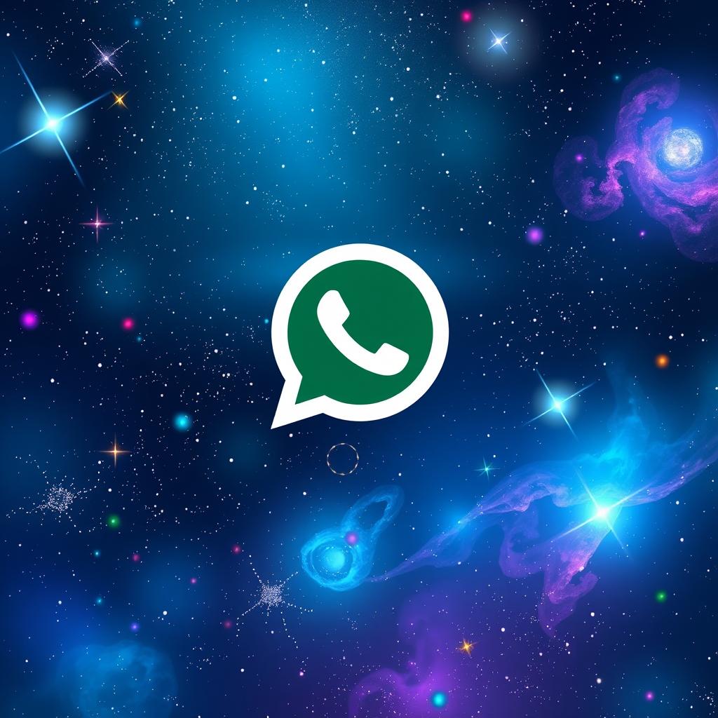 A digital illustration depicting a vibrant concept of 'Talking on WhatsApp with less internet'