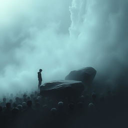 A poetic representation of deep longing and connection, illustrating the profound emotions evoked by unspoken love