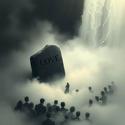 A poetic representation of deep longing and connection, illustrating the profound emotions evoked by unspoken love