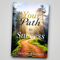 A captivating book cover design featuring the title 'Your Path to Success' prominently displayed in an elegant and modern font