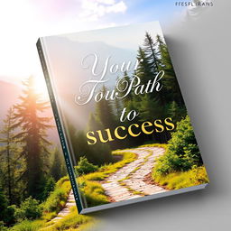 A captivating book cover design featuring the title 'Your Path to Success' prominently displayed in an elegant and modern font