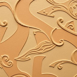 A close-up view of a beautifully textured plaster wall featuring a unique handmade pattern