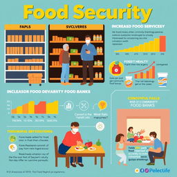 An informative infographic depicting food security during the COVID-19 pandemic