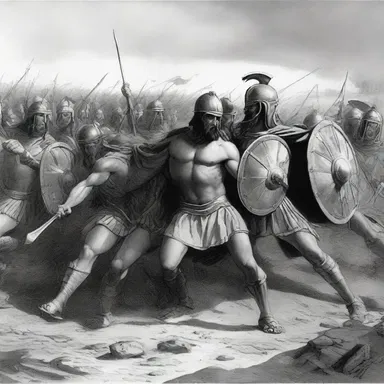In Homer's epic poem, the 'Iliad', the Achaean warriors fought against the Trojans during the Trojan War.