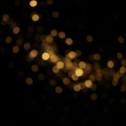 a dark background with tiny, shimmering lights scattered throughout, resembling stars in a night sky, creating a serene and enchanting atmosphere
