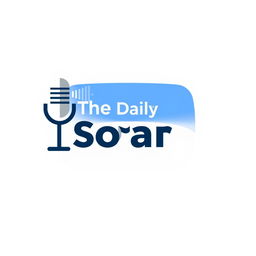 A modern, professional, and minimalist logo design for a YouTube channel named 'The Daily Sofar'