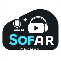 A modern, professional, and minimalist logo design for a YouTube channel named 'The Daily Sofar'