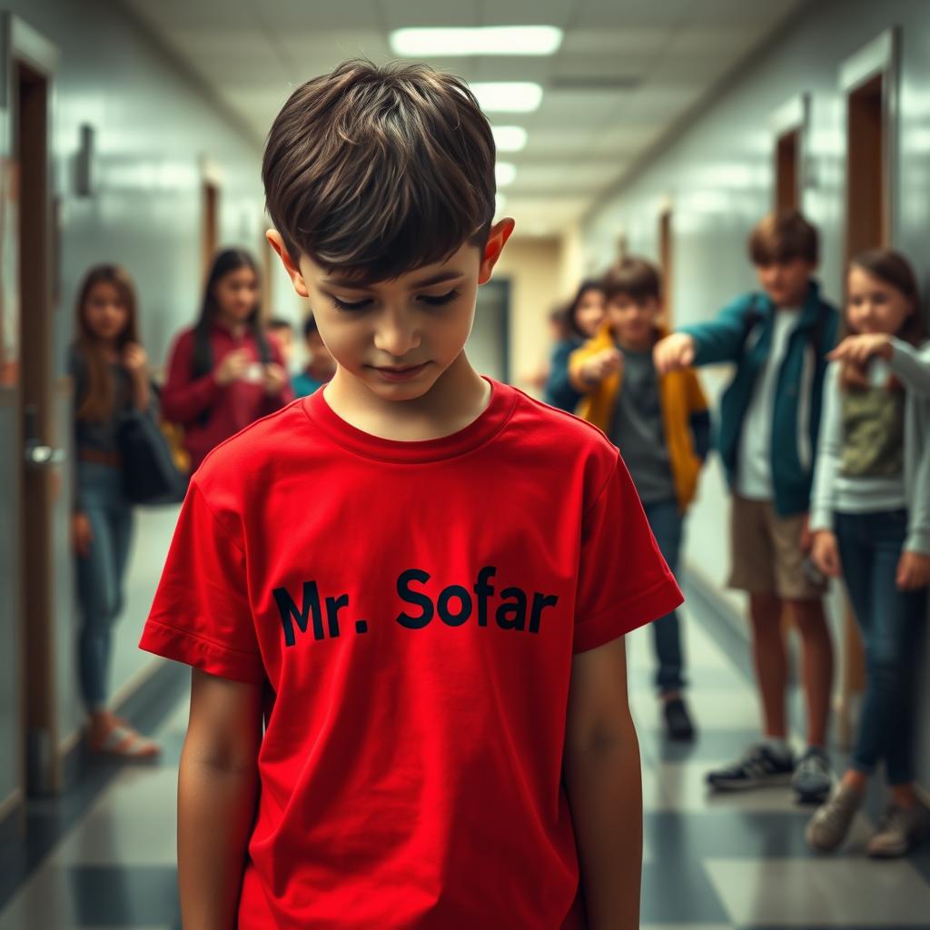 An image portraying a boy named Mr