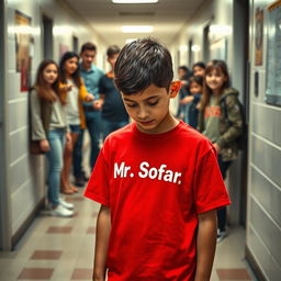 An image portraying a boy named Mr