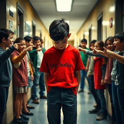 An image portraying a boy named Mr