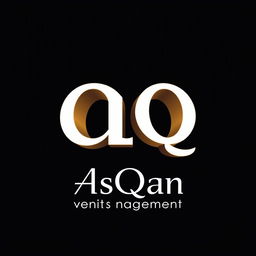 A unique, attractive, and professional 3D logo for an event management business
